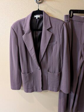 Purple Halston Suit size 12